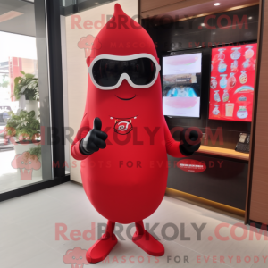 Red Alliance maskot kostume...