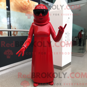 Red Alliance maskot kostume...