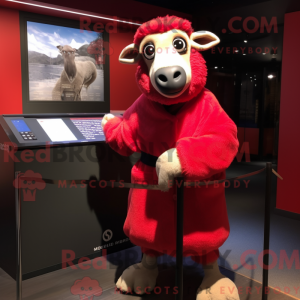 Maskottchenkostüm Rotes...