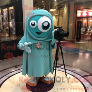 Turquoise Camera mascot...