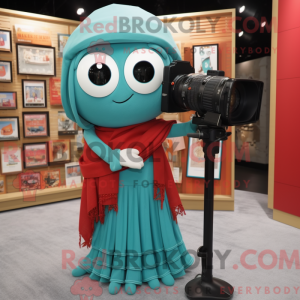 Turquoise Camera mascot...