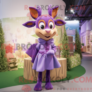 Lavendel Hjorte maskot...