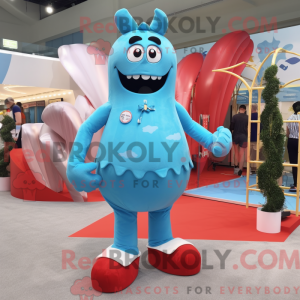 Sky Blue Steak maskot...