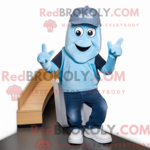 Blue Ice-mascottekostuum...