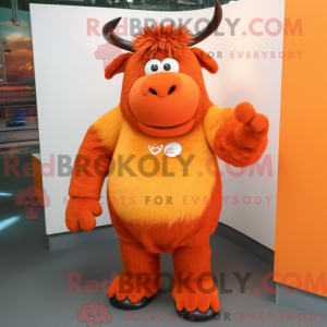 Máscara de Yak-maskotdrakt...