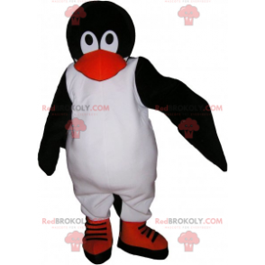 Liten pingvin maskot - Redbrokoly.com