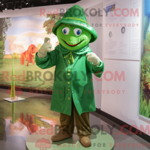 Olive Leprechaun Hat mascot...