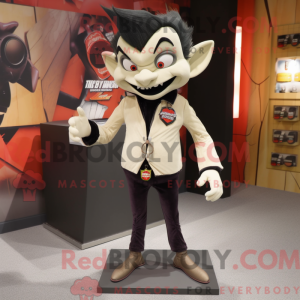 Costume mascotte de vampire...