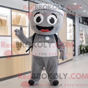 Grå Miso Soup maskot...