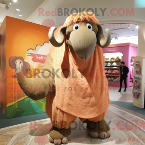 Peach Mammoth mascot...