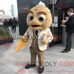 Tan Fish And Chips mascotte...