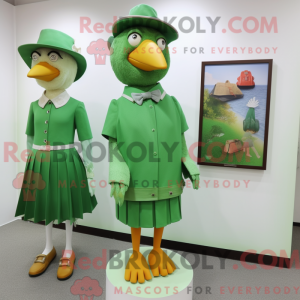 Postava maskota Green Fried...