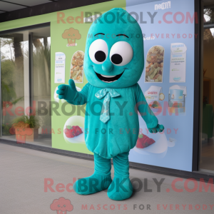 Teal Candy Maskottchen...