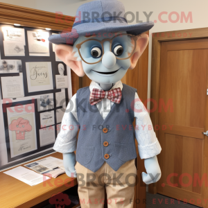 Advokat maskot kostume...