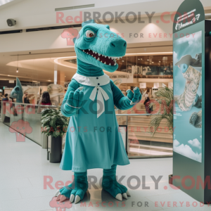 Blauwgroen Tyrannosaurus...