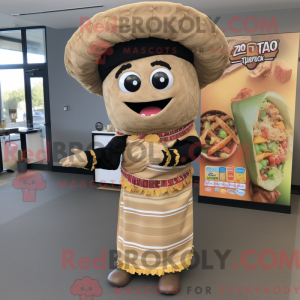 Tacos maskotdraktfigur...
