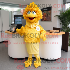 Gul Fried Chicken maskot...