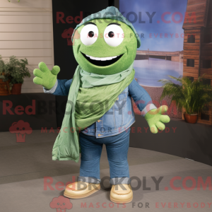 Green Croissant mascot...