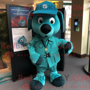 Disfraz de mascota Teal...