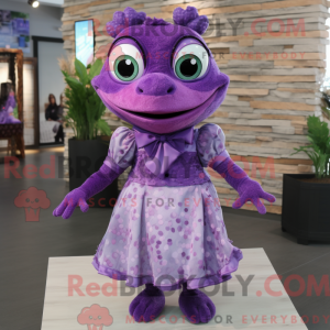 Lilla frø maskot kostume...