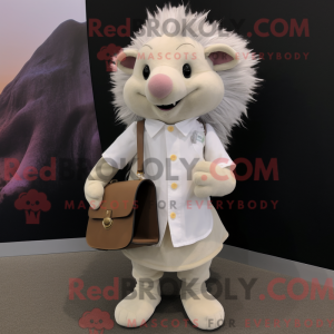 White Hedgehog mascot...