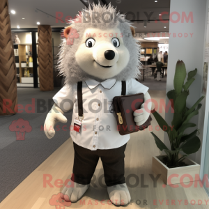 White Hedgehog mascot...