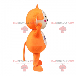 Mascotte de petit singe orange - Redbrokoly.com