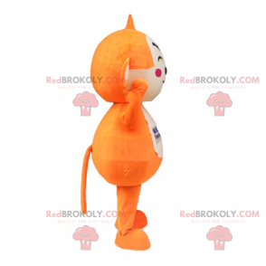 Malý oranžový opice maskot - Redbrokoly.com