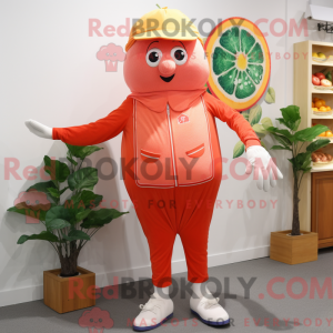 Grapefruit mascottekostuum...