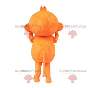 Pequeña mascota mono naranja - Redbrokoly.com