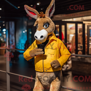 Personnage mascotte d Âne...