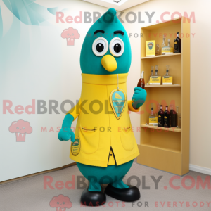 Teal Bottle Of Mustard...