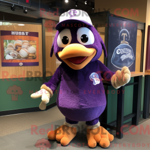 Purple Turkey mascot...