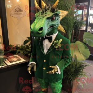 Forest Green Triceratops...