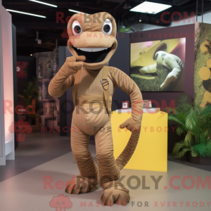 Brown Snake-mascottekostuum...