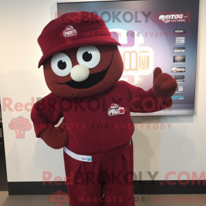 Maroon Pho mascottekostuum...