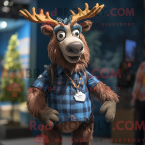 Costume de mascotte d élan...