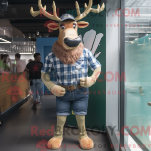 Costume de mascotte d élan...