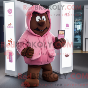 Maskottchenkostüm Pink...
