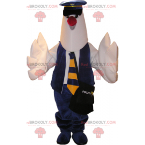 Holub maskot oblečený jako policista - Redbrokoly.com