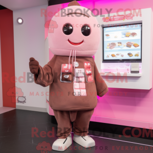 Pink Chocolate Bar mascot...