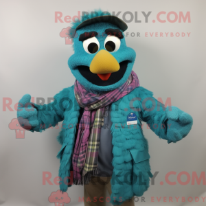 Teal Jambalaya mascot...