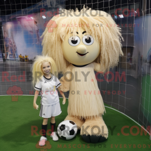 Mascotte de but de football...