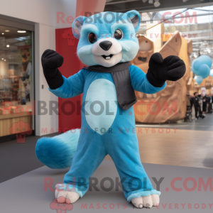 Postava maskota Sky Blue...