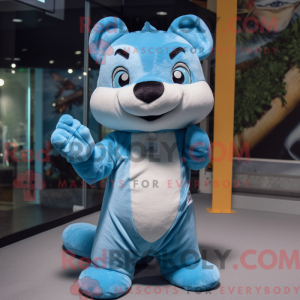 Postava maskota Sky Blue...