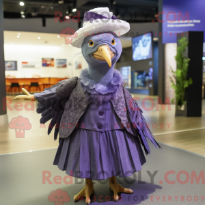 Lavender Guinea Fowl mascot...