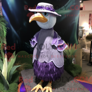 Lavendel Perlehøns maskot...
