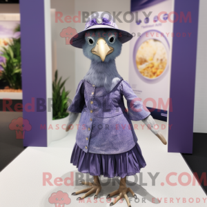 Lavendel Perlehøns maskot...