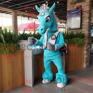 Turquoise Mare mascot...