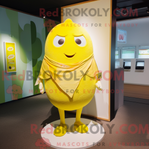 Citrongul vedhæng maskot...